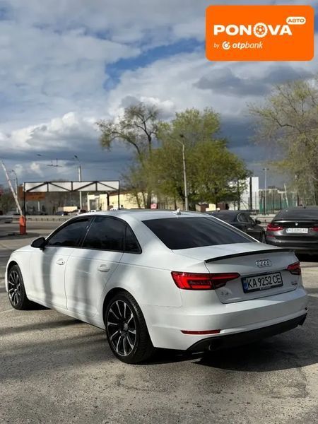 Audi A4, 2016 р., Бензин, 185 тис. км, Седан, Білий, Дніпро (Дніпропетровськ) AT-10417203 фото