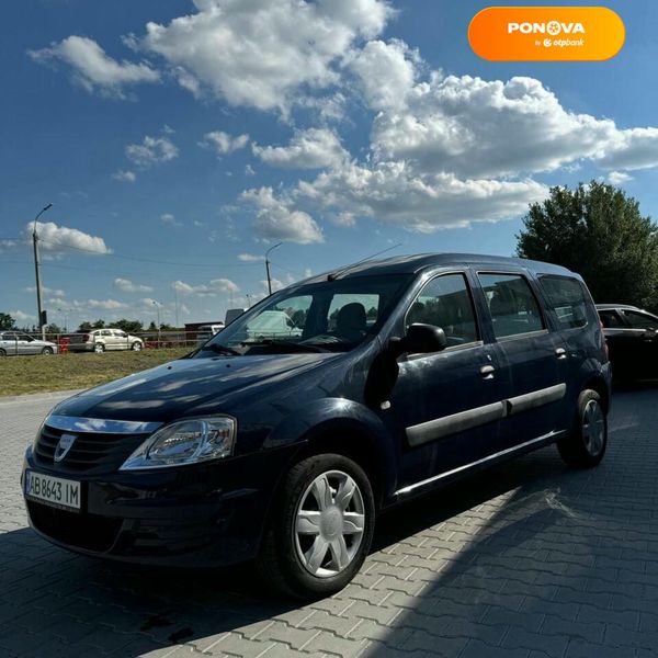 Dacia Logan, 2010, Бензин, 1.6 л., 178 тыс. км, Седан, Синий, Винница 103083 фото