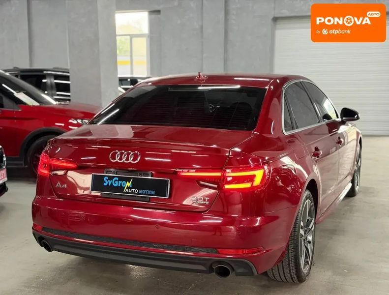 Audi A4, 2018 р., Бензин, 129 тис. км, Седан, Червоний, Кам'янське (Дніпродзержинськ) AT-10418499 фото