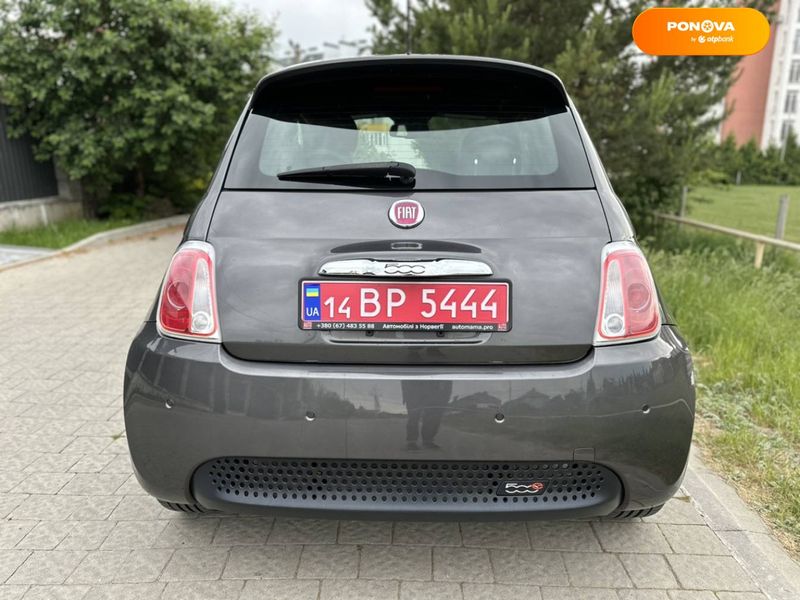 Fiat 500e, 2014, Електро, 101 тыс. км, Хетчбек, Серый, Львов Cars-Pr-57866 фото