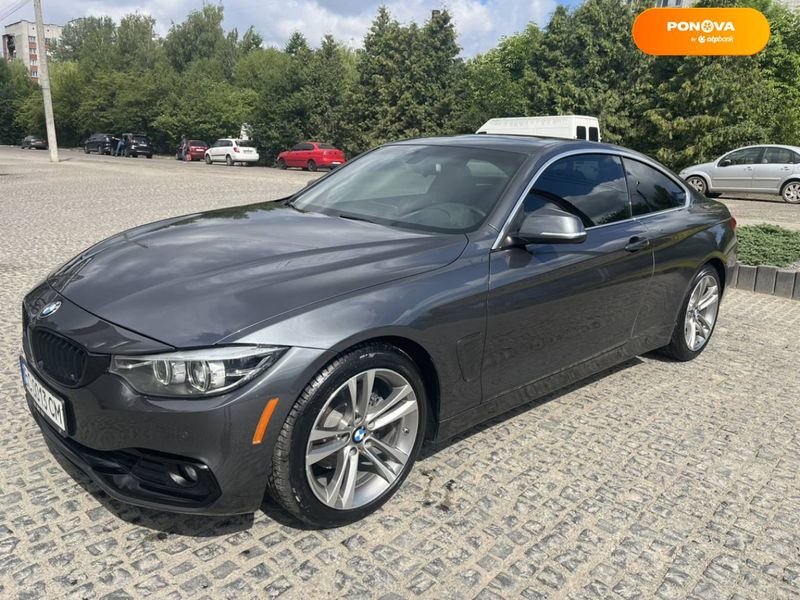 BMW 4 Series, 2018, Бензин, 2 л., 58 тис. км, Купе, Сірий, Львів Cars-Pr-67644 фото