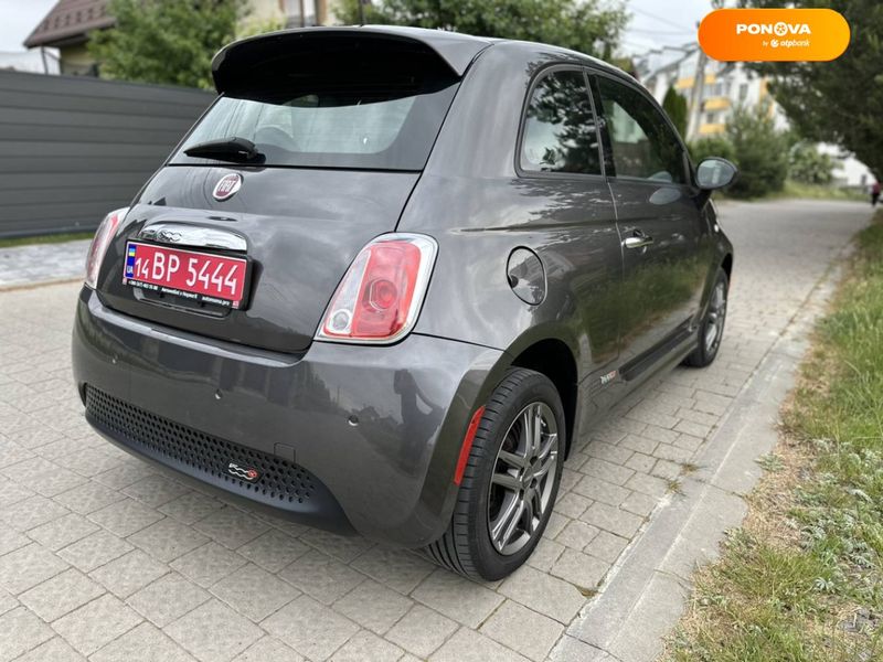 Fiat 500e, 2014, Електро, 101 тыс. км, Хетчбек, Серый, Львов Cars-Pr-57866 фото