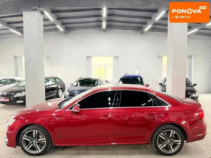 Audi A4, 2018 р., Бензин, 129 тис. км, Седан, Червоний, Кам'янське (Дніпродзержинськ) AT-10418499 фото
