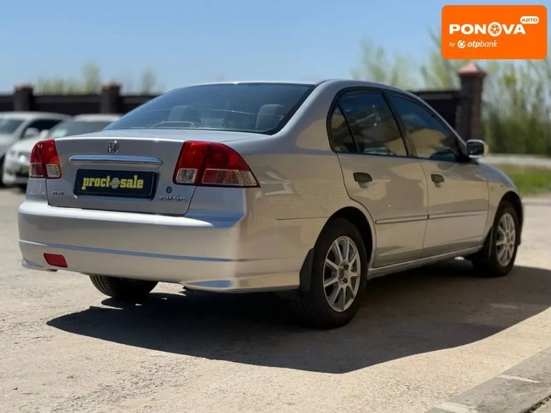 Honda Civic, 2004 р., Бензин, 245 тис. км, Седан, Сірий, Дніпро (Дніпропетровськ) AT-10417591 фото
