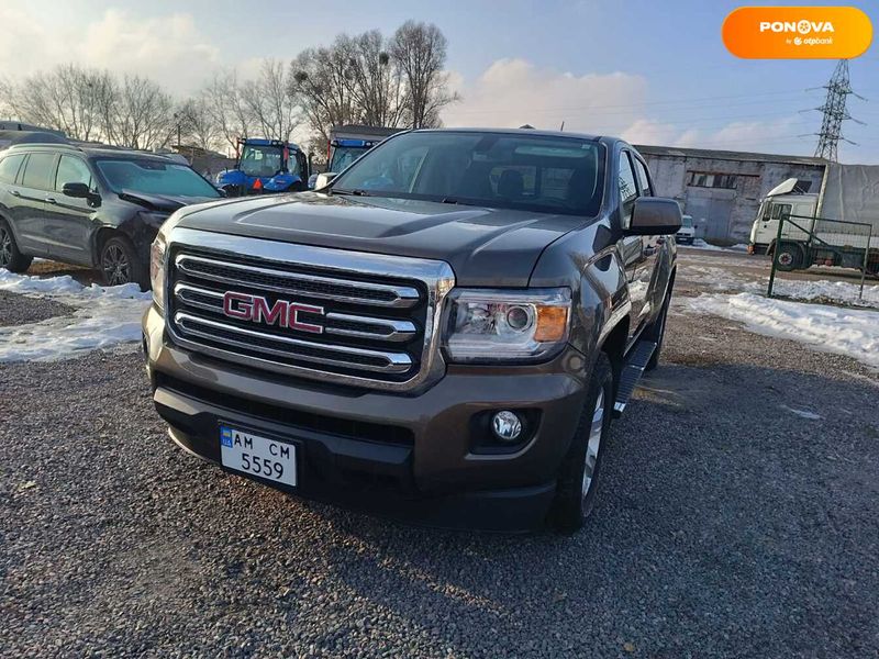 GMC Canyon, 2017, Бензин, 3.6 л., 125 тыс. км, Коричневый, Черкассы 14058 фото