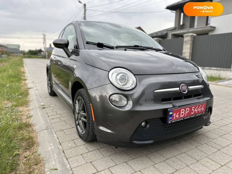 Fiat 500e, 2014, Електро, 101 тыс. км, Хетчбек, Серый, Львов Cars-Pr-57866 фото