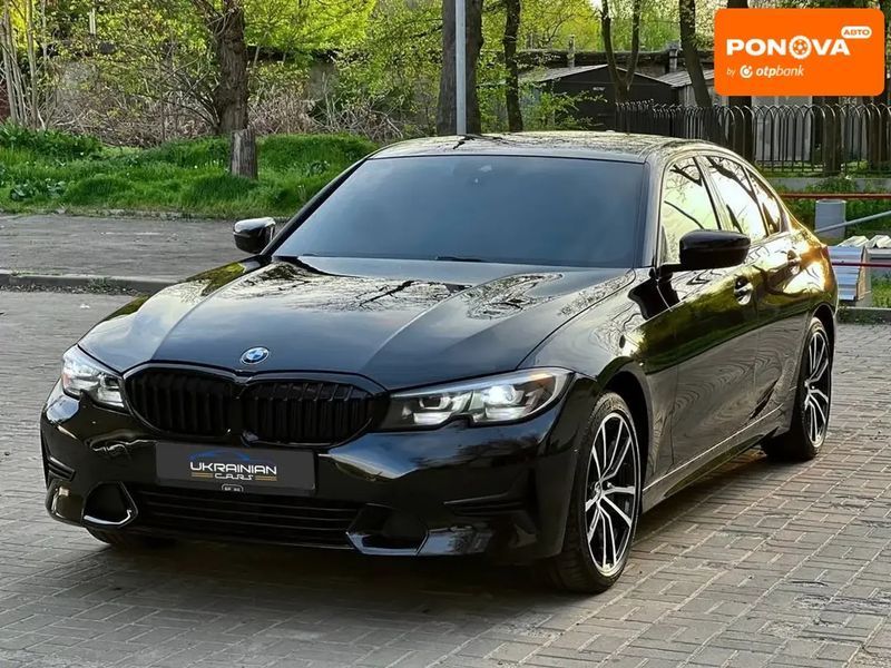 BMW 3 Series, 2019 р., Бензин, 120 тис. км, Седан, Чорний, Дніпро (Дніпропетровськ) AT-10418078 фото