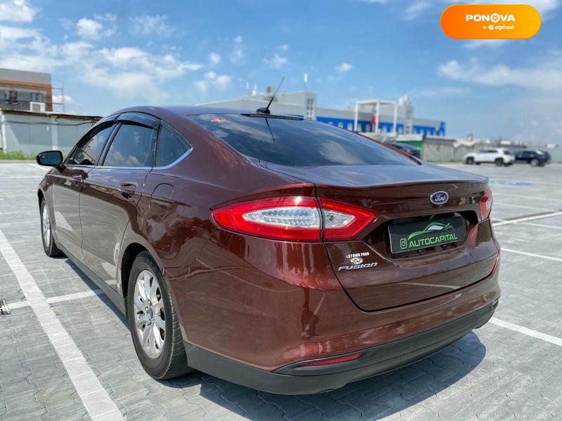 Ford Fusion, 2016, Газ пропан-бутан / Бензин, 2.5 л., 189 тис. км, Седан, Червоний, Київ 108141 фото