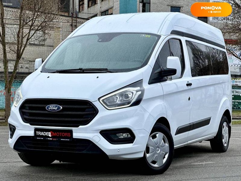 Ford Transit Custom, 2018, Дизель, 2 л., 84 тис. км, Мінівен, Білий, Київ 39629 фото