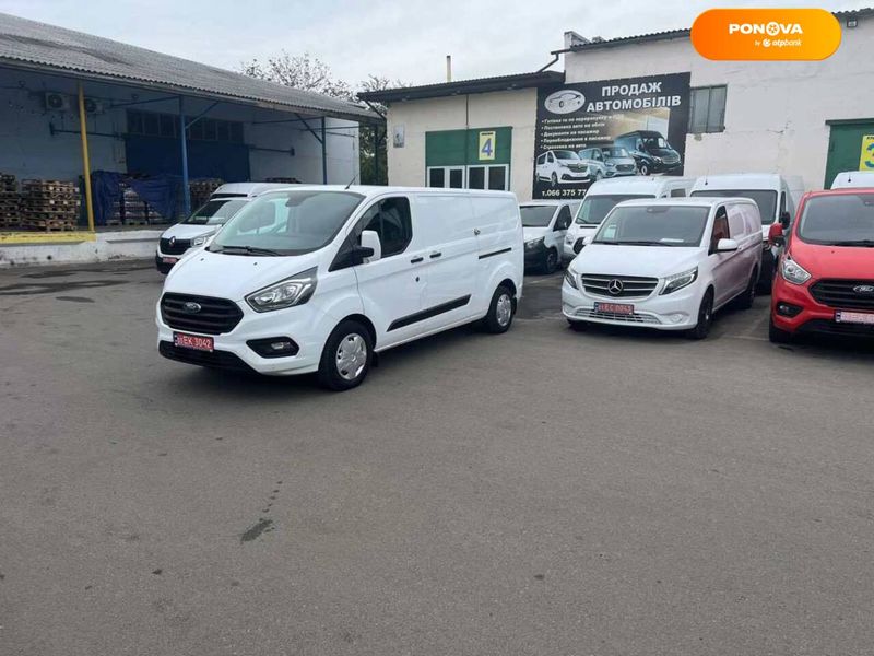 Ford Transit Custom, 2019, Дизель, 2 л., 190 тыс. км, Вантажний фургон, Белый, Луцк 39512 фото