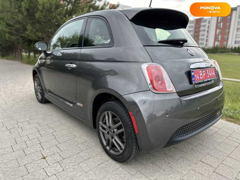 Fiat 500e, 2014, Електро, 101 тыс. км, Хетчбек, Серый, Львов Cars-Pr-57866 фото