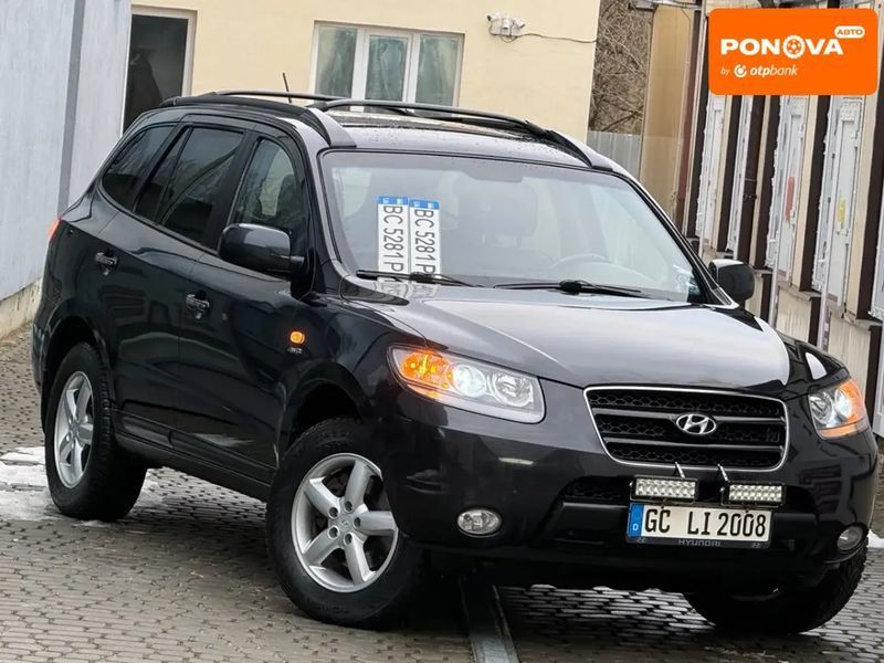 Hyundai Santa FE, 2008 г., Дизель, 281 тыс. км, Внедорожник / Кроссовер, Чорный, Дрогобыч AT-10409457 фото