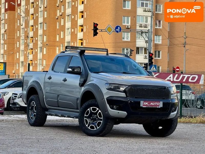 Ford Ranger, 2017 р., Дизель, 233 тис. км, Пікап, Сірий, Київ AT-10418298 фото