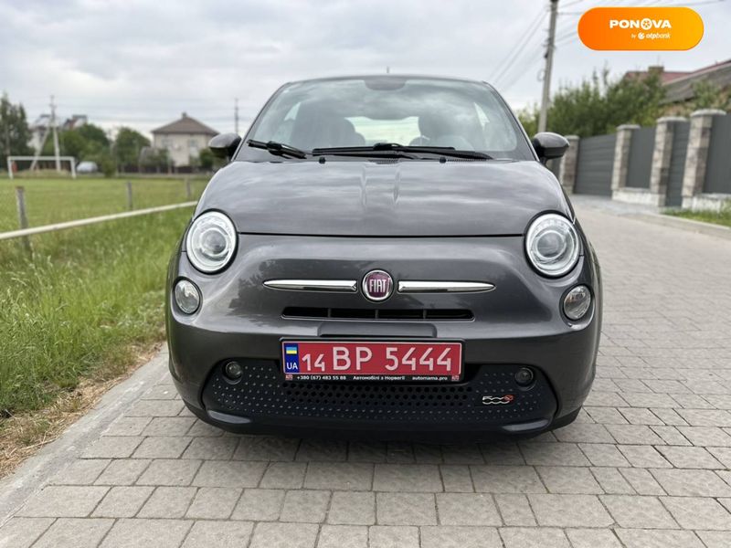 Fiat 500e, 2014, Електро, 101 тис. км, Хетчбек, Сірий, Львів Cars-Pr-57866 фото