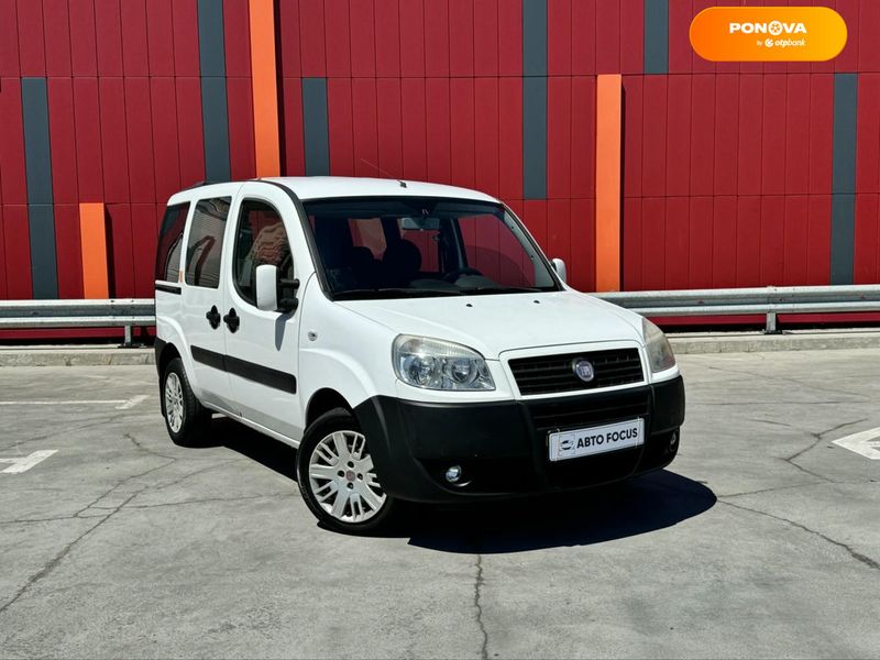 Fiat Doblo, 2009, Дизель, 1.91 л., 168 тис. км, Мінівен, Білий, Київ 101941 фото