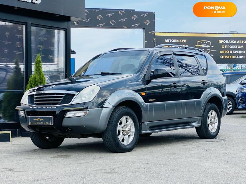 SsangYong Rexton, 2003, Газ пропан-бутан / Бензин, 2.8 л., 193 тис. км, Позашляховик / Кросовер, Чорний, Харків 51293 фото