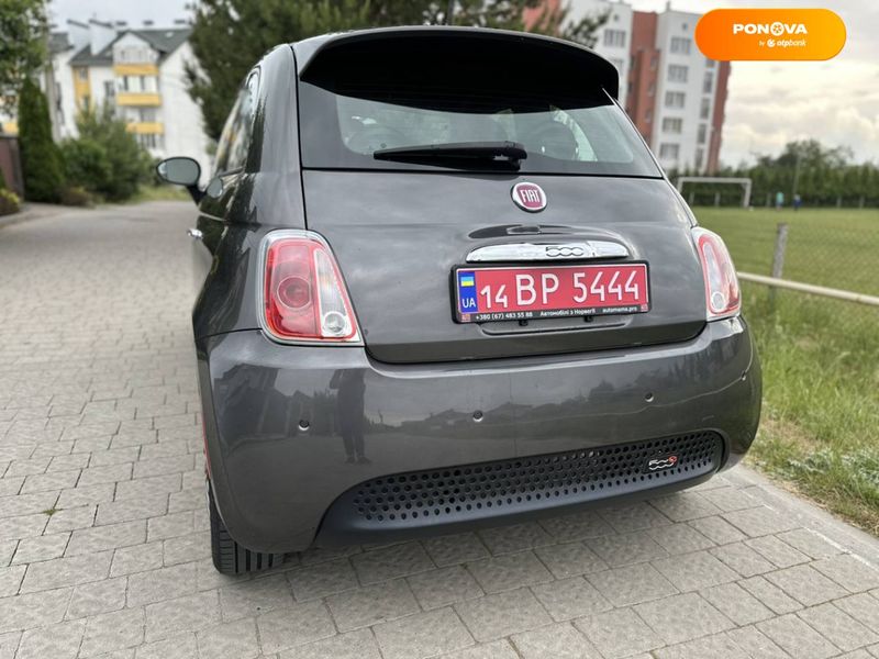 Fiat 500e, 2014, Електро, 101 тис. км, Хетчбек, Сірий, Львів Cars-Pr-57866 фото