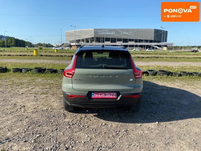 Volvo XC40, 2023 р., Електро, 70 тис. км, Позашляховик / Кросовер, Зелений, Львів AT-10400701 фото