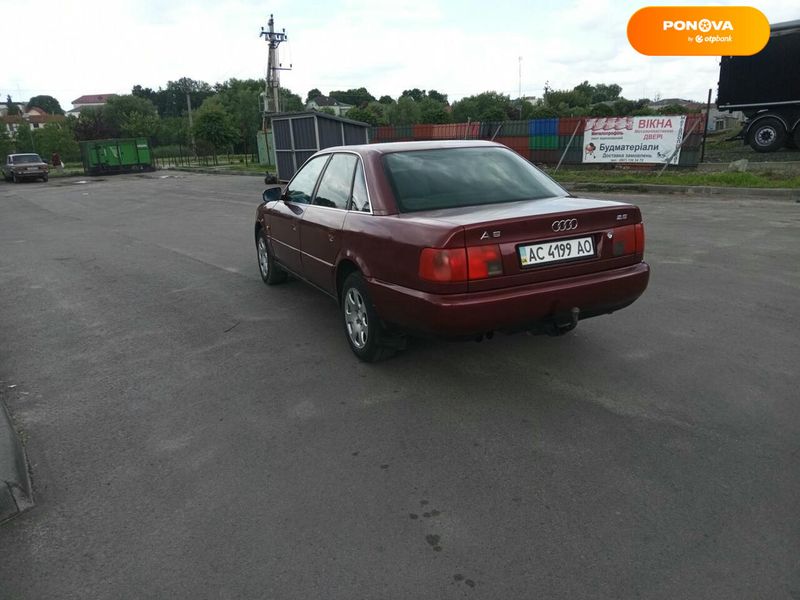 Audi A6, 1995, Газ пропан-бутан / Бензин, 341 тыс. км, Седан, Красный, Луцк Cars-Pr-64822 фото