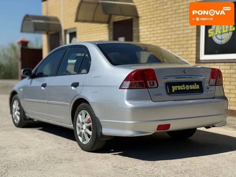 Honda Civic, 2004 р., Бензин, 245 тис. км, Седан, Сірий, Дніпро (Дніпропетровськ) AT-10417591 фото