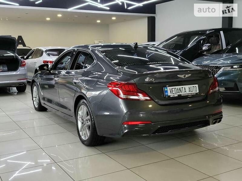 Genesis G70, 2018, Дизель, 2.2 л., 99 тис. км, Седан, Сірий, Київ 43941 фото