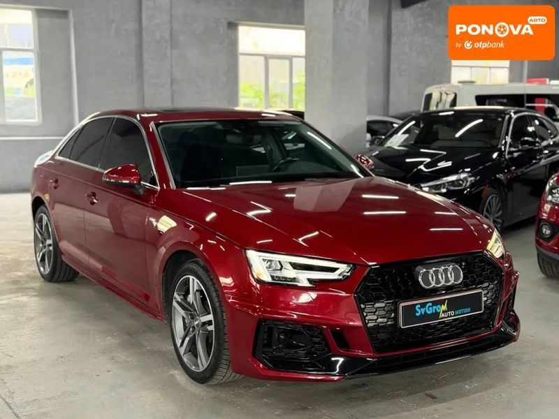 Audi A4, 2018 р., Бензин, 129 тис. км, Седан, Червоний, Кам'янське (Дніпродзержинськ) AT-10418499 фото