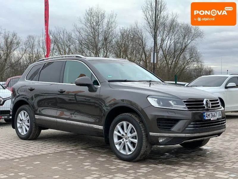 Volkswagen Touareg, 2014 г., Дизель, 228 тыс. км, Внедорожник / Кроссовер, Коричневый, Бердичев AT-10405456 фото