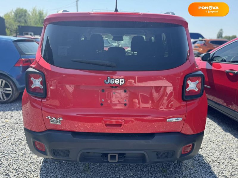 Jeep Renegade, 2019, Бензин, 2.4 л., 116 тис. км, Позашляховик / Кросовер, Червоний, Львів 110218 фото