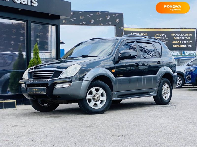 SsangYong Rexton, 2003, Газ пропан-бутан / Бензин, 2.8 л., 193 тис. км, Позашляховик / Кросовер, Чорний, Харків 51293 фото