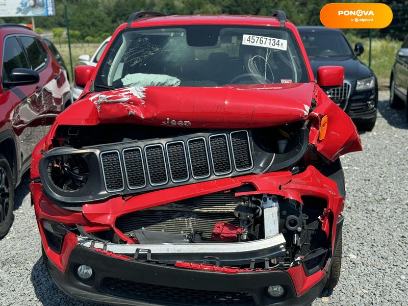 Jeep Renegade, 2019, Бензин, 2.4 л., 116 тис. км, Позашляховик / Кросовер, Червоний, Львів 110218 фото