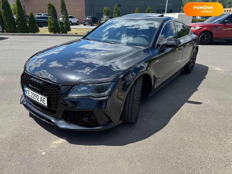 Audi A7 Sportback, 2013, Бензин, 3 л., 160 тыс. км, Лифтбек, Чорный, Днепр (Днепропетровск) Cars-Pr-66196 фото