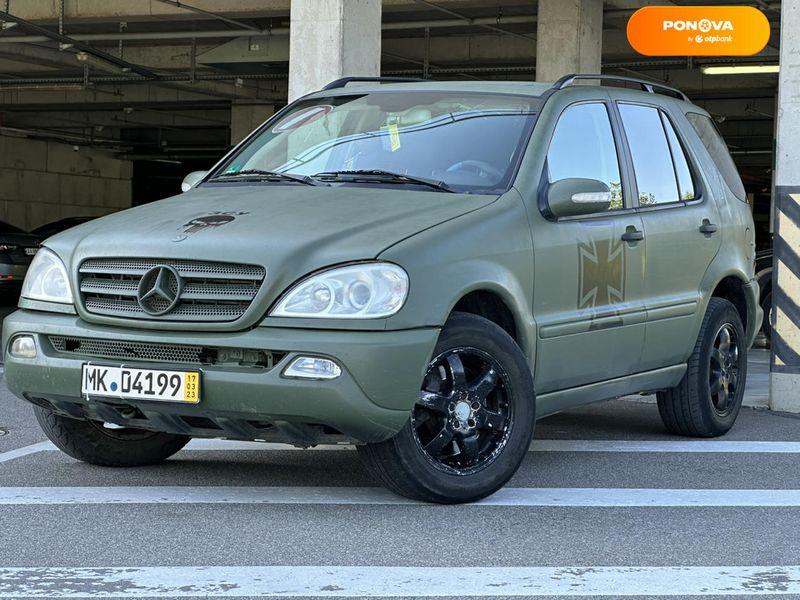 Mercedes-Benz M-Class, 2000, Дизель, 2.7 л., 290 тис. км, Позашляховик / Кросовер, Зелений, Київ 108330 фото