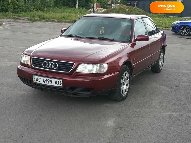 Audi A6, 1995, Газ пропан-бутан / Бензин, 341 тыс. км, Седан, Красный, Луцк Cars-Pr-64822 фото