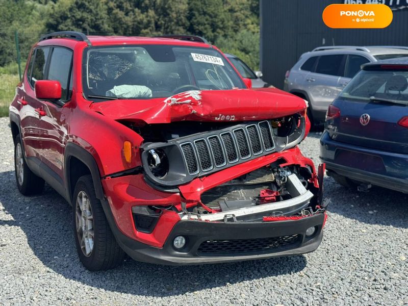 Jeep Renegade, 2019, Бензин, 2.4 л., 116 тис. км, Позашляховик / Кросовер, Червоний, Львів 110218 фото