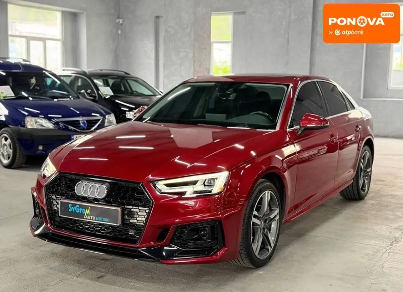 Audi A4, 2018 р., Бензин, 129 тис. км, Седан, Червоний, Кам'янське (Дніпродзержинськ) AT-10418499 фото