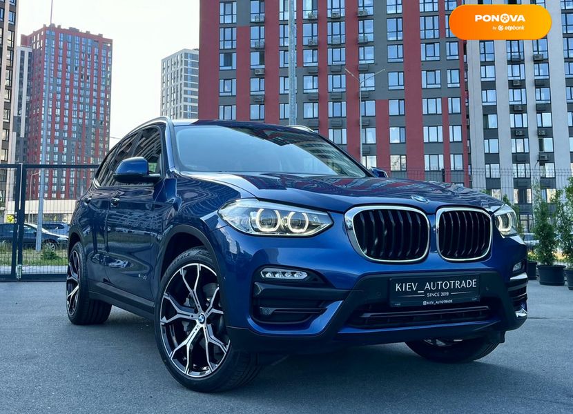 BMW X3, 2017, Бензин, 2 л., 120 тис. км, Позашляховик / Кросовер, Синій, Київ 111317 фото