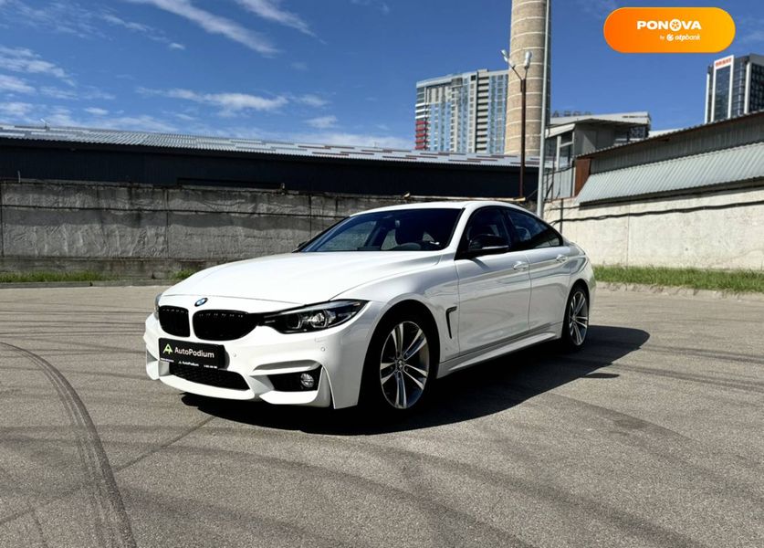BMW 4 Series Gran Coupe, 2018, Бензин, 2 л., 68 тыс. км, Купе, Белый, Киев 39354 фото