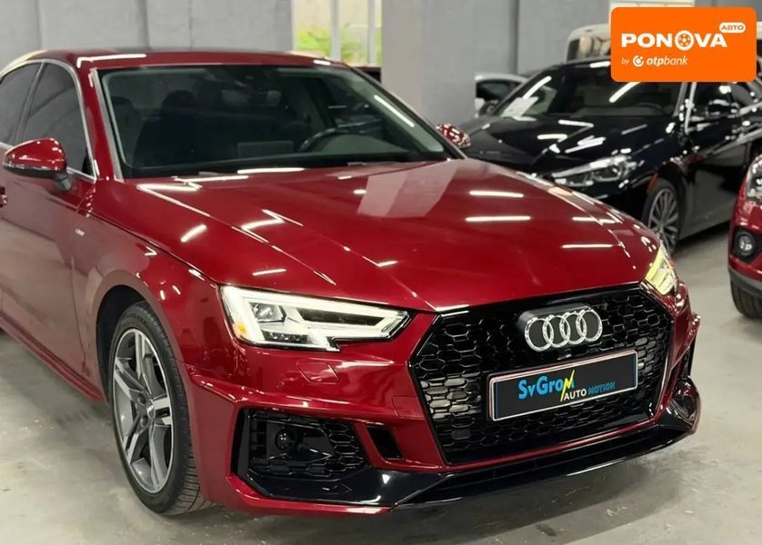 Audi A4, 2018 р., Бензин, 129 тис. км, Седан, Червоний, Кам'янське (Дніпродзержинськ) AT-10418499 фото
