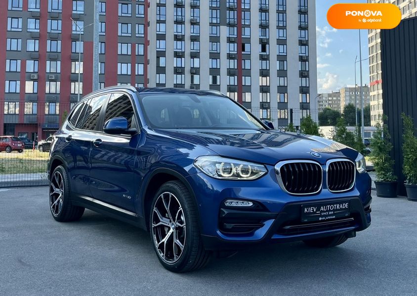 BMW X3, 2017, Бензин, 2 л., 120 тис. км, Позашляховик / Кросовер, Синій, Київ 111317 фото