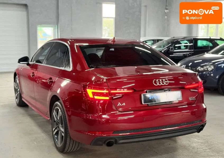 Audi A4, 2018 р., Бензин, 129 тис. км, Седан, Червоний, Кам'янське (Дніпродзержинськ) AT-10418499 фото