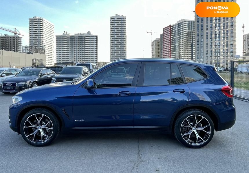 BMW X3, 2017, Бензин, 2 л., 120 тис. км, Позашляховик / Кросовер, Синій, Київ 111317 фото