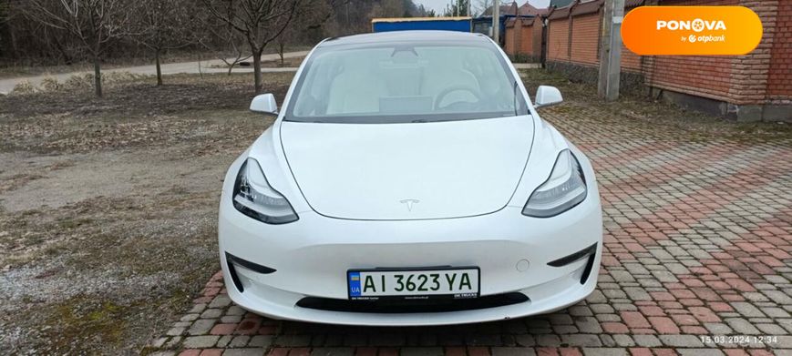 Tesla Model 3, 2019, Електро, 87 тис. км, Седан, Білий, Київ Cars-Pr-68870 фото