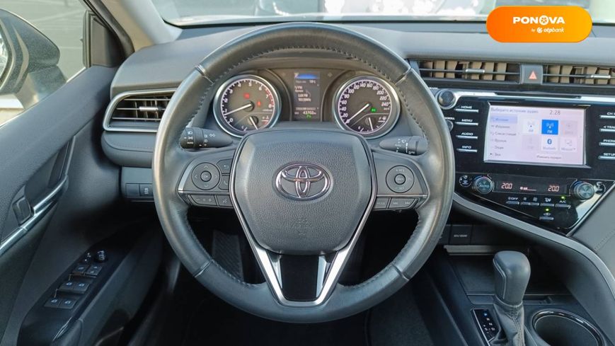 Toyota Camry, 2019, Бензин, 2.49 л., 44 тис. км, Седан, Чорний, Київ 46168 фото