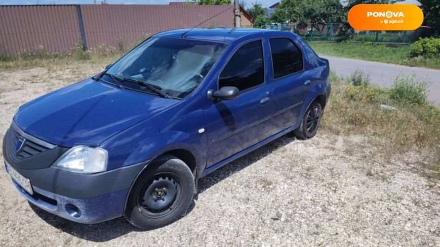 Dacia Logan, 2006, Газ пропан-бутан / Бензин, 1.39 л., 230 тис. км, Седан, Синій, Іллінці Cars-Pr-64404 фото