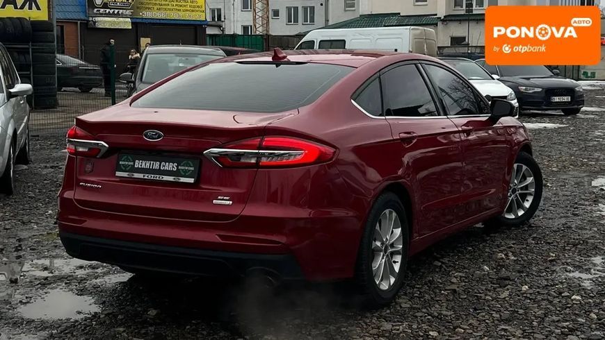 Ford Fusion, 2019 р., Бензин, 186 тис. км, Седан, Червоний, Полтава AT-10411268 фото