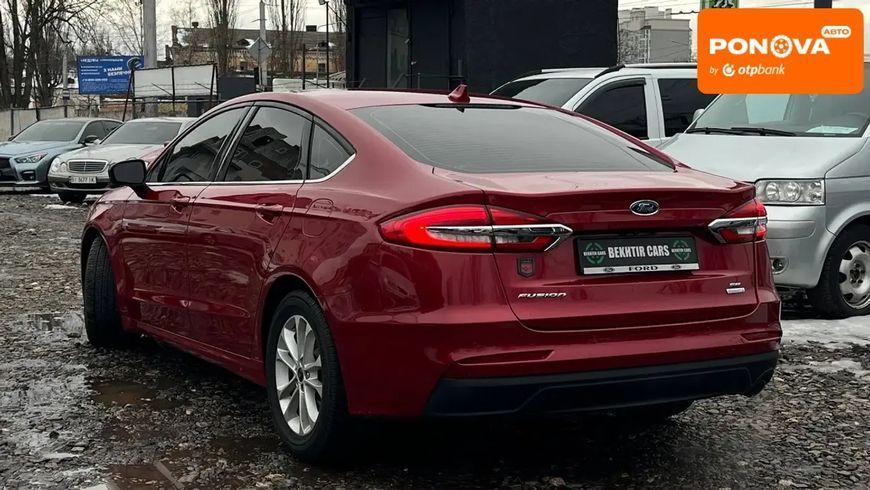 Ford Fusion, 2019 р., Бензин, 186 тис. км, Седан, Червоний, Полтава AT-10411268 фото