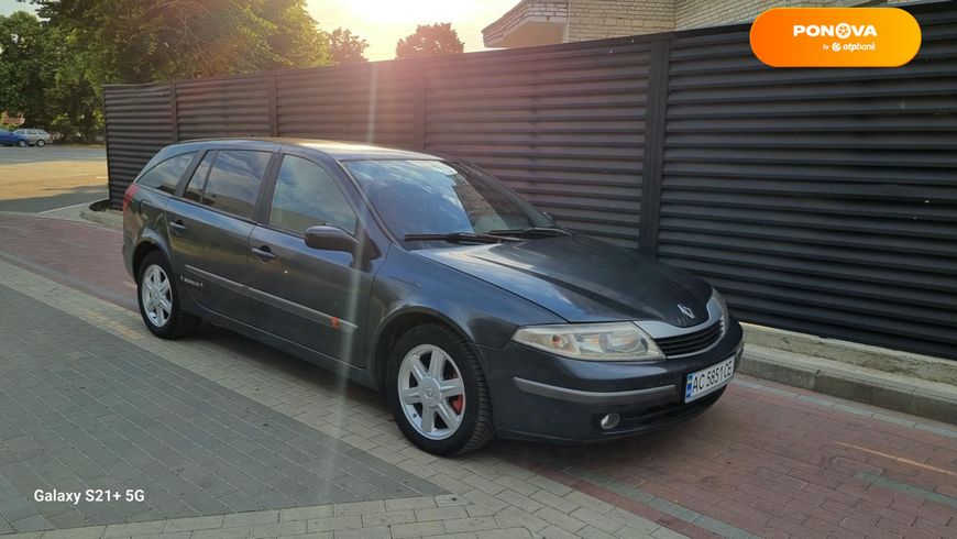 Renault Laguna, 2002, Дизель, 1.87 л., 380 тыс. км, Универсал, Серый, Луцк Cars-Pr-66134 фото