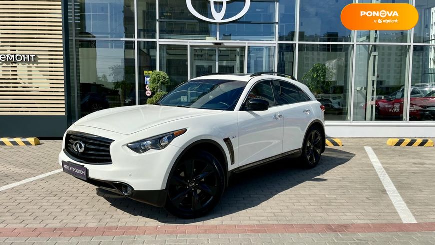 Infiniti QX70, 2015, Газ пропан-бутан / Бензин, 3.7 л., 125 тис. км, Позашляховик / Кросовер, Білий, Чернігів 106771 фото