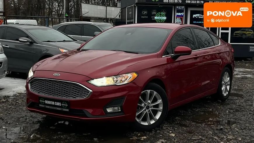 Ford Fusion, 2019 р., Бензин, 186 тис. км, Седан, Червоний, Полтава AT-10411268 фото
