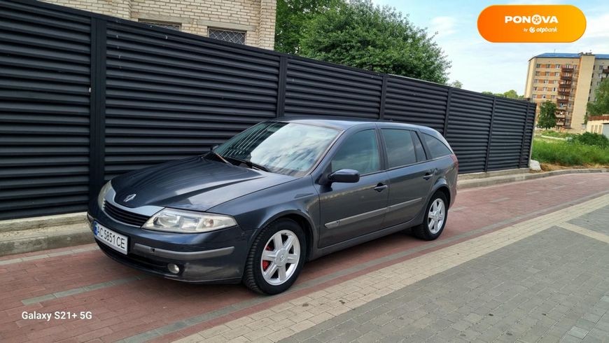 Renault Laguna, 2002, Дизель, 1.87 л., 380 тыс. км, Универсал, Серый, Луцк Cars-Pr-66134 фото